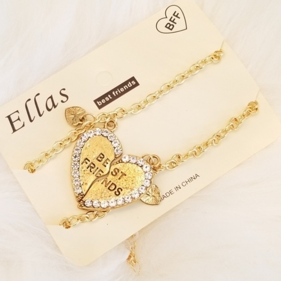 GOLD best friend bracelets - Picture 1 of 4
